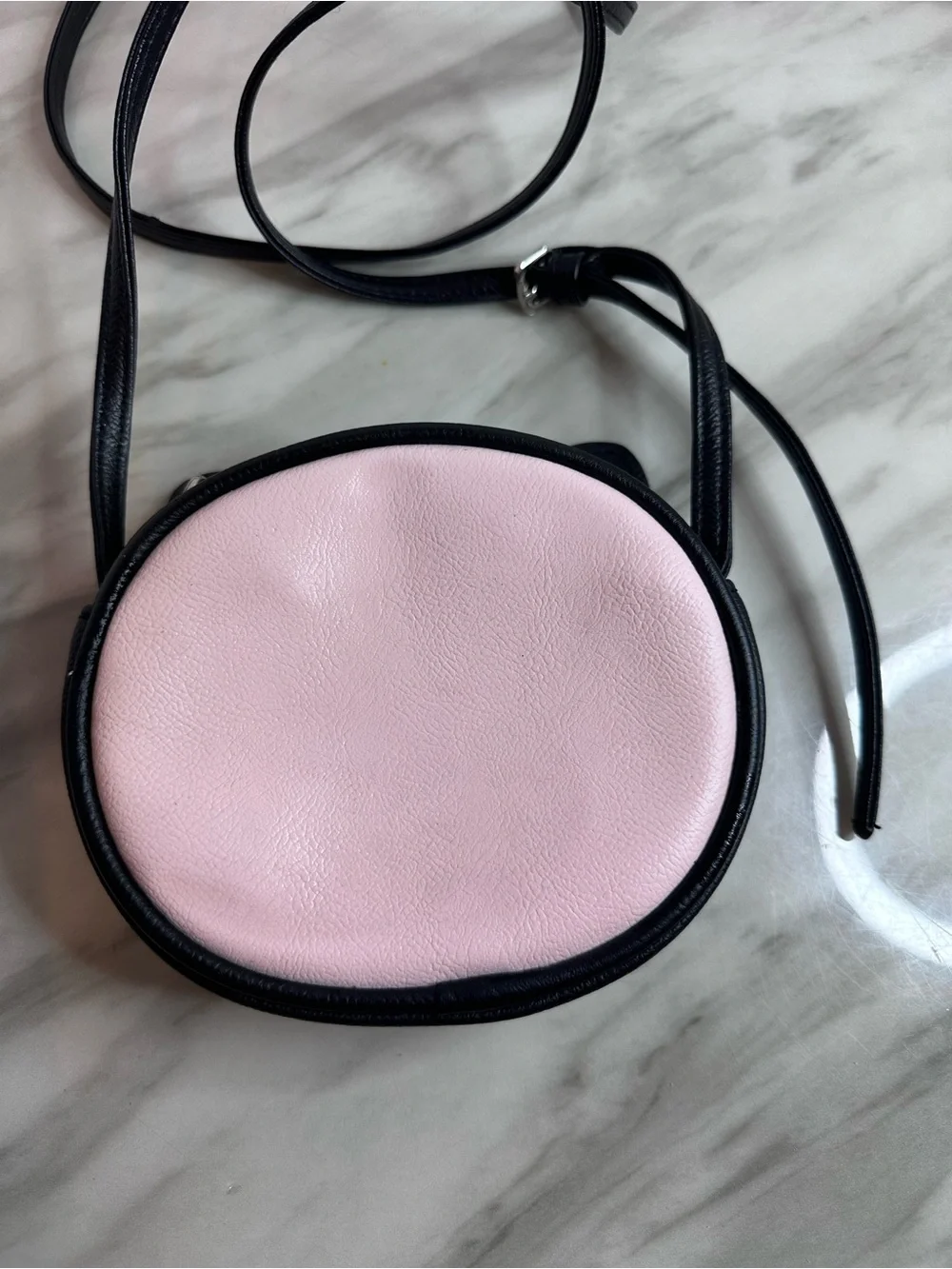 Disney Pink Pig Kids Crossbody Bag with Black Strap